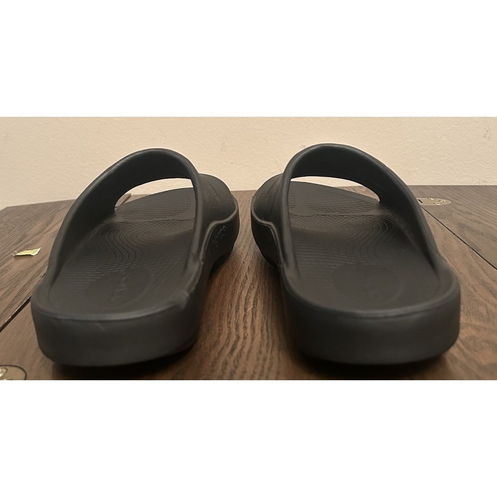 OOFOS Ooahh Sport Unisex Black Slide Slipper Recovery Sandals Sz Men 5 Women 7 - Picture 6 of 8